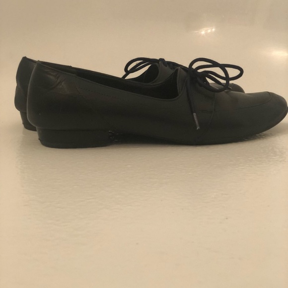 Chanel Navy Blue Leather Loafers - Picture 6 of 15